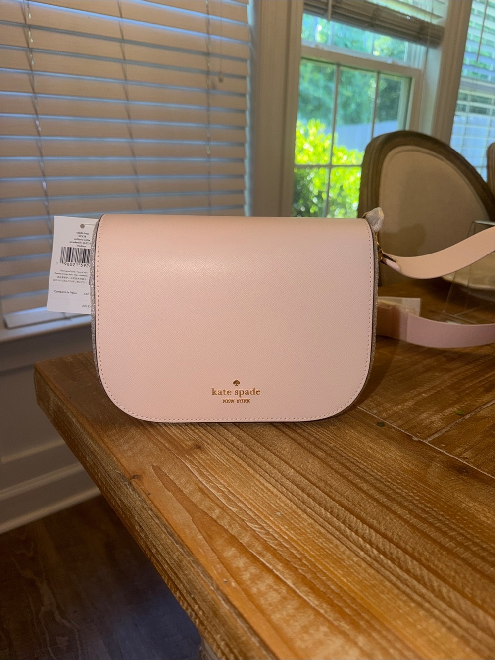 kate spade Madison Saffiano Leather Saddle Bag